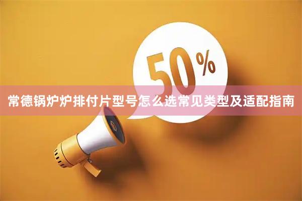 常德锅炉炉排付片型号怎么选常见类型及适配指南