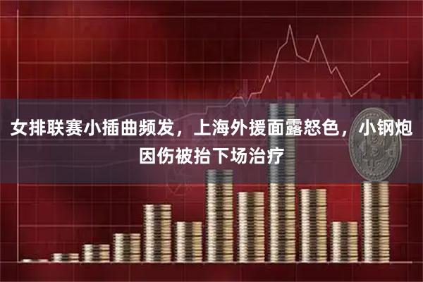 女排联赛小插曲频发,上海外援面露怒色,小钢炮因伤被抬下场治疗