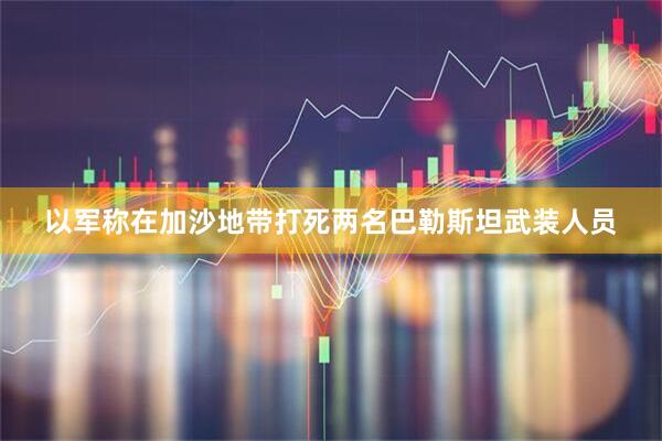 以军称在加沙地带打死两名巴勒斯坦武装人员